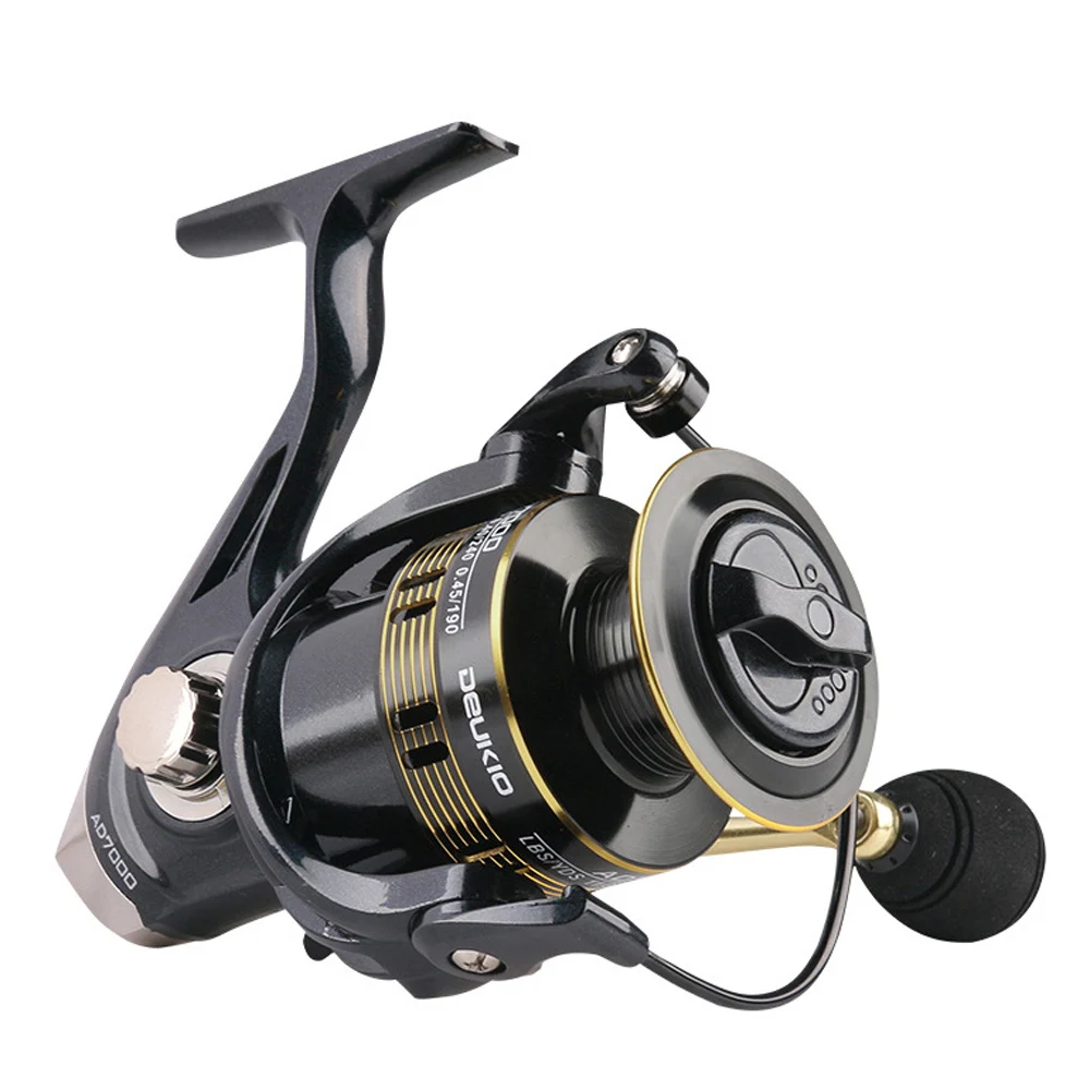 Спиннинговая рыболовная Катушка 5 2: 1 металлический корпус для морской воды