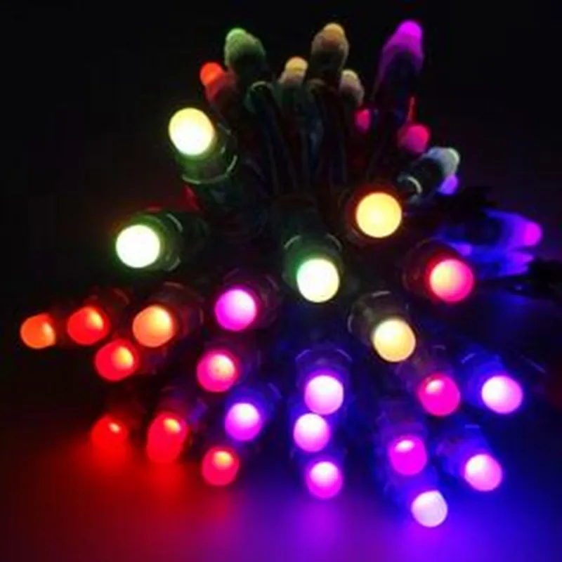 Пиксельные модули WS2811 для светодиосветодиодный 12 мм 500 шт. В постоянного тока IP67