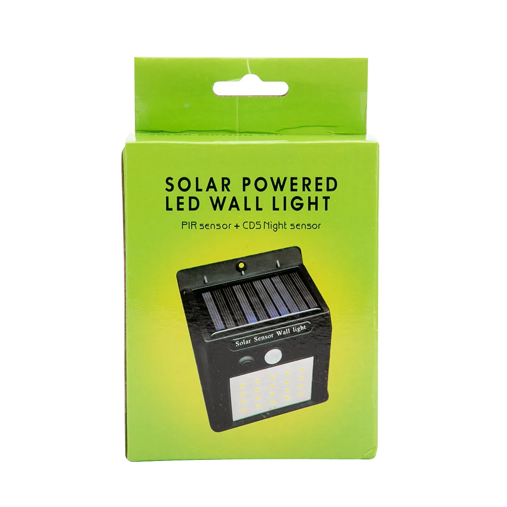 Уличная настенная лампа на солнечной батарее водонепроницаемый Светодиодный