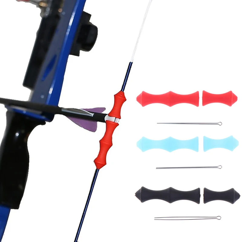 

Archery Finger Guard Hunting Shooting Accessories Release Hand Protector Recurve Soft Silicone Outdoor Bow String