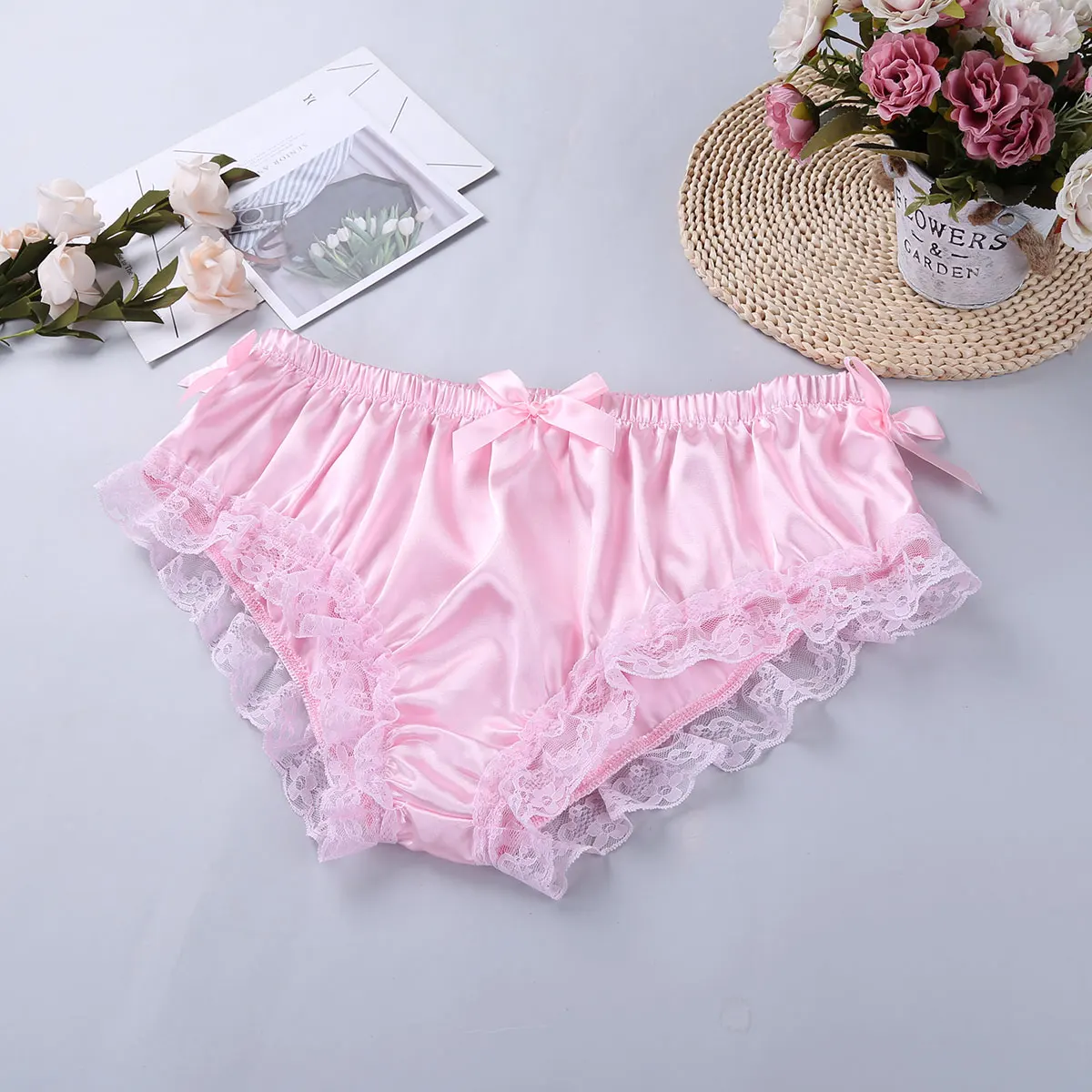 Мужское атласное нижнее белье экзотические комплекты для геев Мужская Ночная