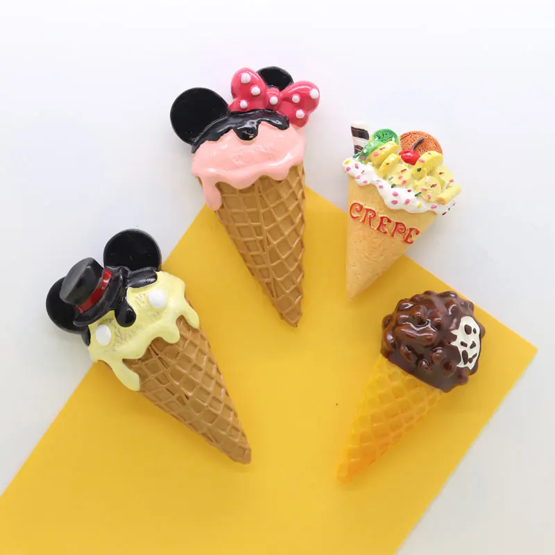 Магнит на холодильник мороженое мультяшная Милая еда детское украшение для