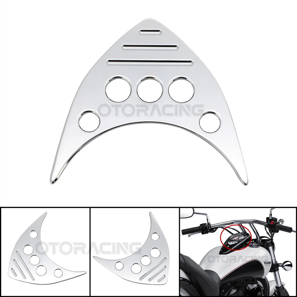 

Motorcycle Parts CNC Dash Plaque Cover Dashboard Decoration For Kawasaki Vulcan VN 900 VN900 Custom Classic All Year