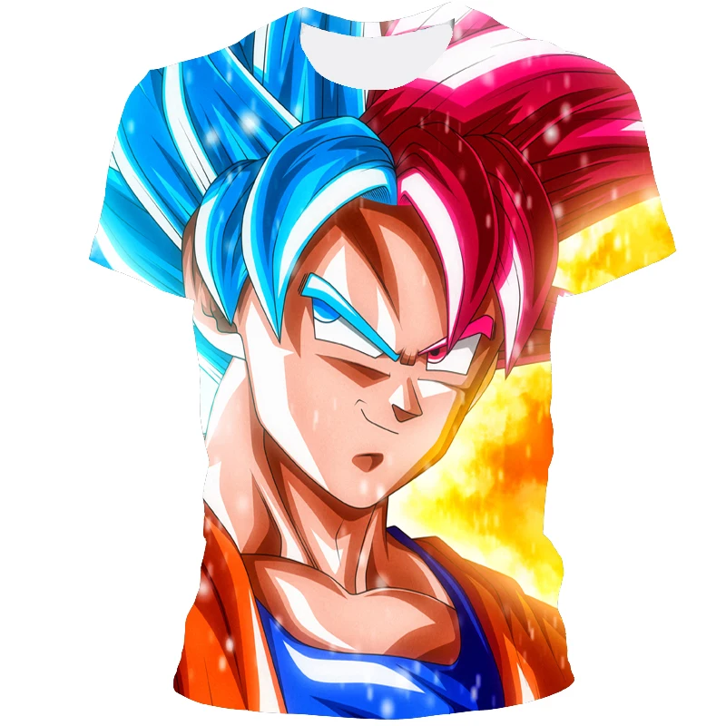 

2021 new 3D printing T-shirt men and women fashion summer trend round neck short-sleeved T-shirt men and women Harajuku