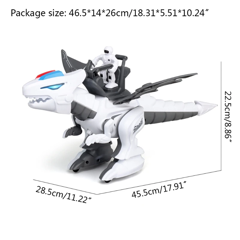

RC Robot Dinosaur Intelligent Interactive Smart Toy Electronic Remote Control Tyrannosaurus Collectible Model Gift