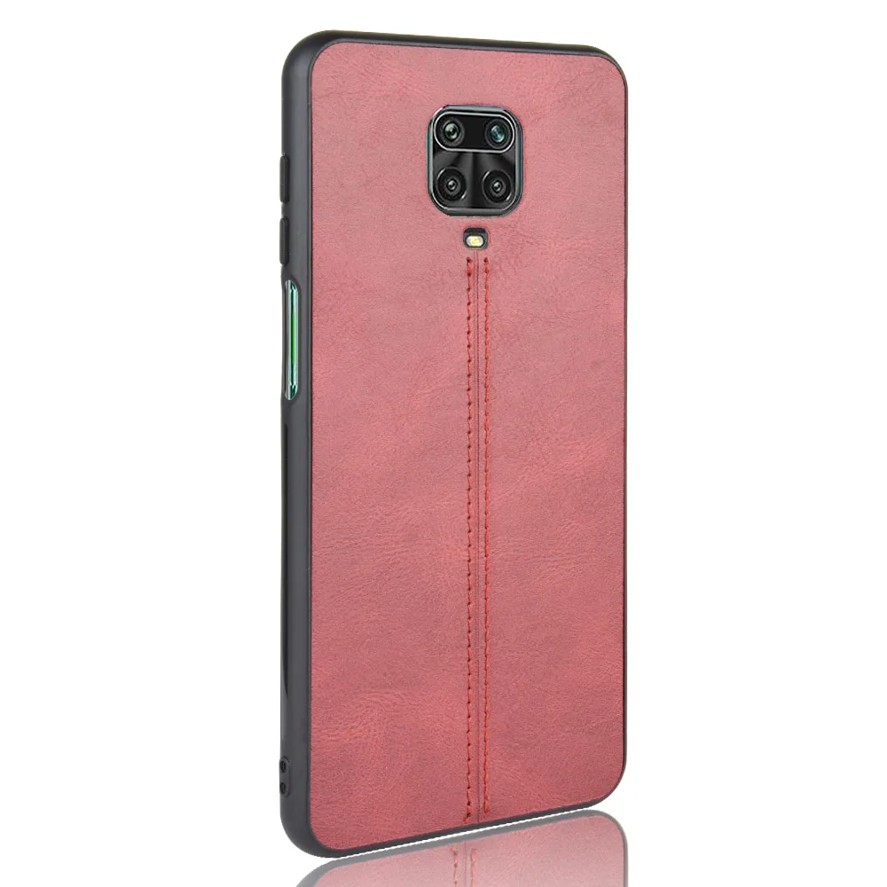 Чехол для Xiaomi Redmi Note 9S note 9 S чехол из телячьей кожи с мягкими краями искусственной