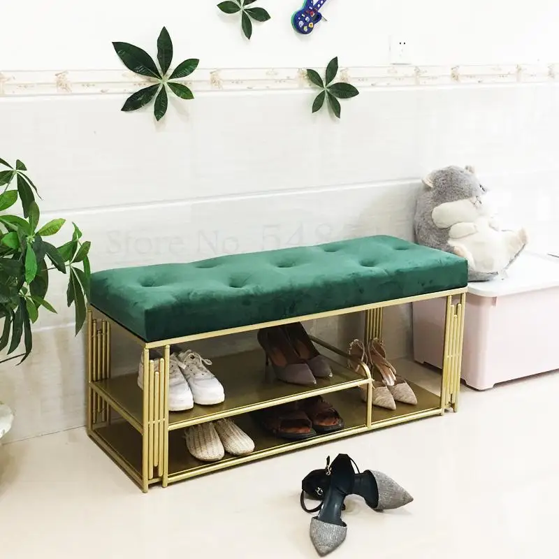 Скандинавский стул для обуви входной двери домашний шкаф магазина одежды из