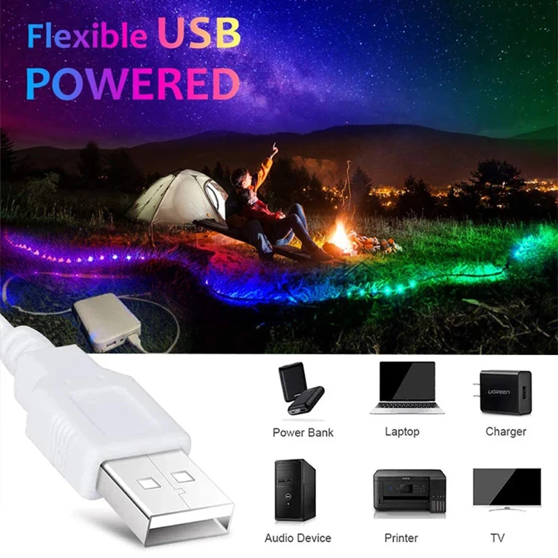 USB-лампа Светодиодная гибкая с дистанционным управлением 5 В 2835 | Лампы и