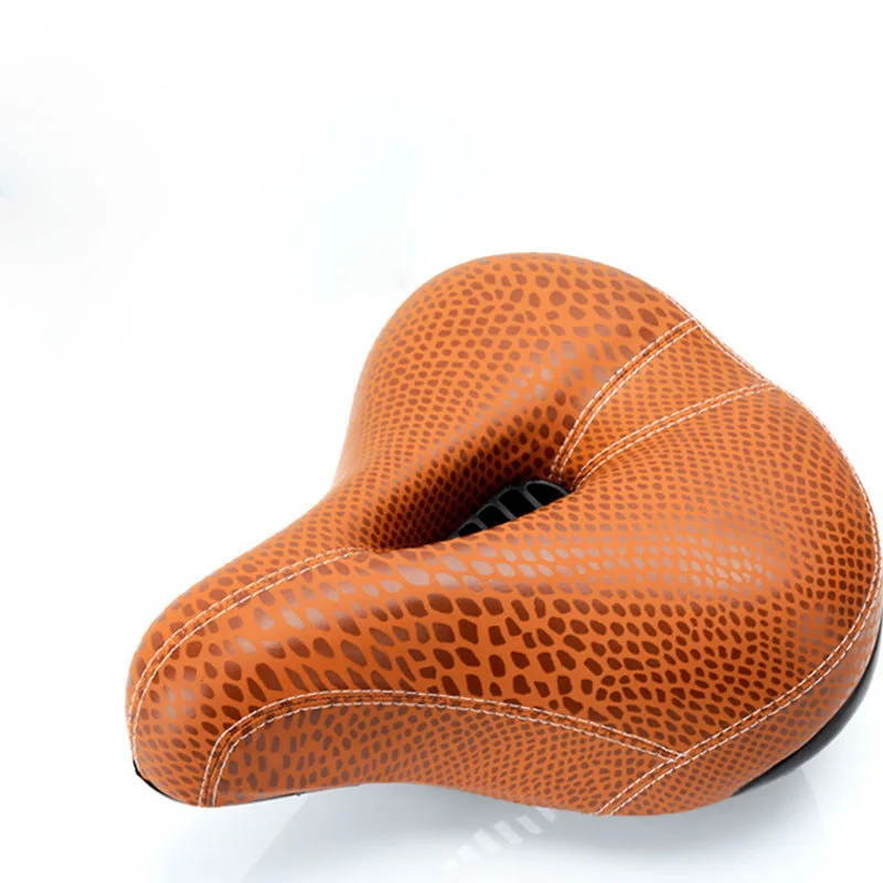 

Bicycle Seat Cushion Leopard Print Mountain Bike Breathable Waterproof Soft Comfortable Long Distance Cycling