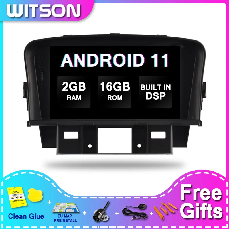 Автомобильный мультимедийный плеер WITSON DSP 2 Гб 16 дюймов 2Din Android 11 для CHEVROLET CRUZE 2008-2013