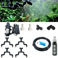 reptiles fogger mist sprinkler rainforest tank 360 adjustable aquarium aquatic pet cooling system one head to four head