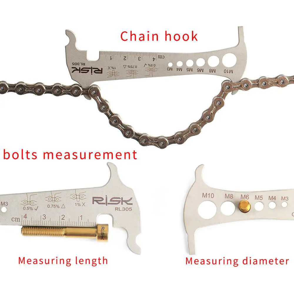 Инструмент для измерения риска горных и дорожных велосипедов 3 в 1 | Спорт