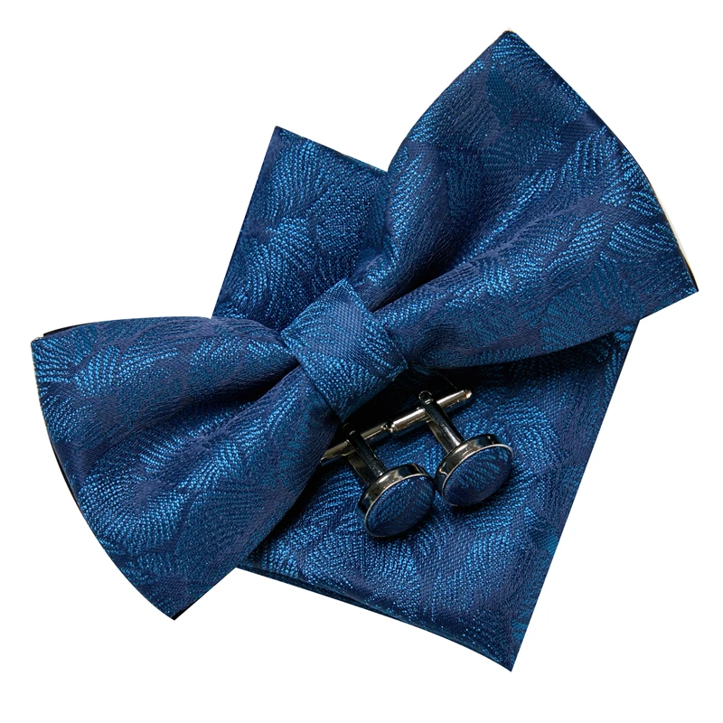 

Mix Colors Hot sale High Grade Nice Handmade Wedding Gift Silk Bow Tie Set White Dropshipping Solid Fit Wedding