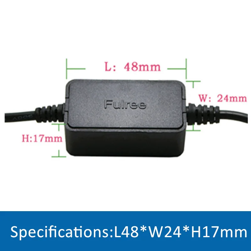 USB DC Конвертация автомобиля низкое напряжение защиты DC/DC понижающий 12-24V к 5V 2.5A