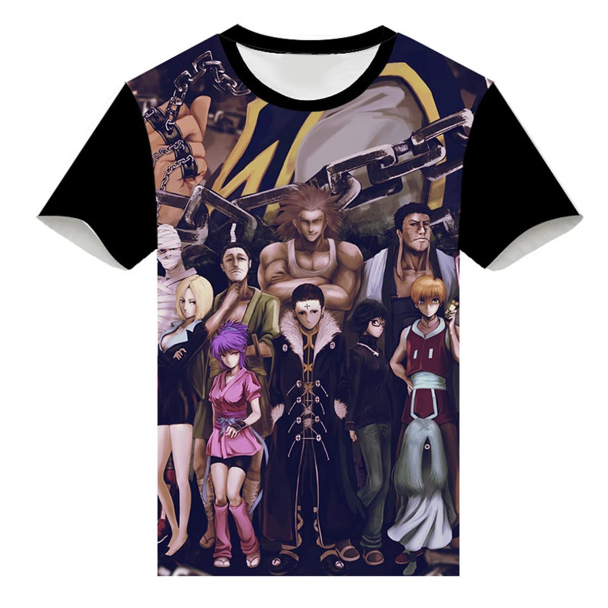 Аниме Hunter X Kurapika GON FREECSS Leorio Paladinight футболка Косплей Мужские Женские топы японский