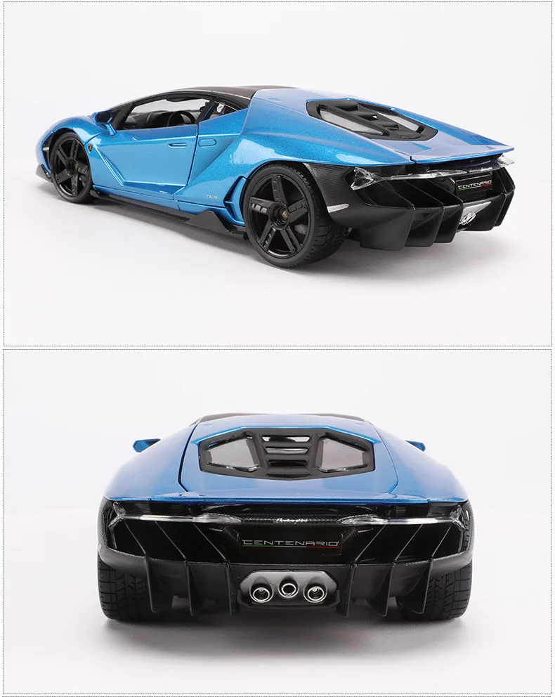1:18 Lamborghini LP770 центенарио матовый черный/серый/красный/синий Литой Сплав модель автомобиля для детей Подарки