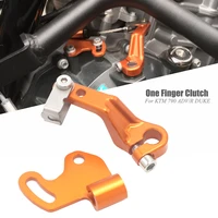 motorcycle orange one finger clutch v2 0 competible for 790 advr 890 adv stunt clutch lever easy pull cable system
