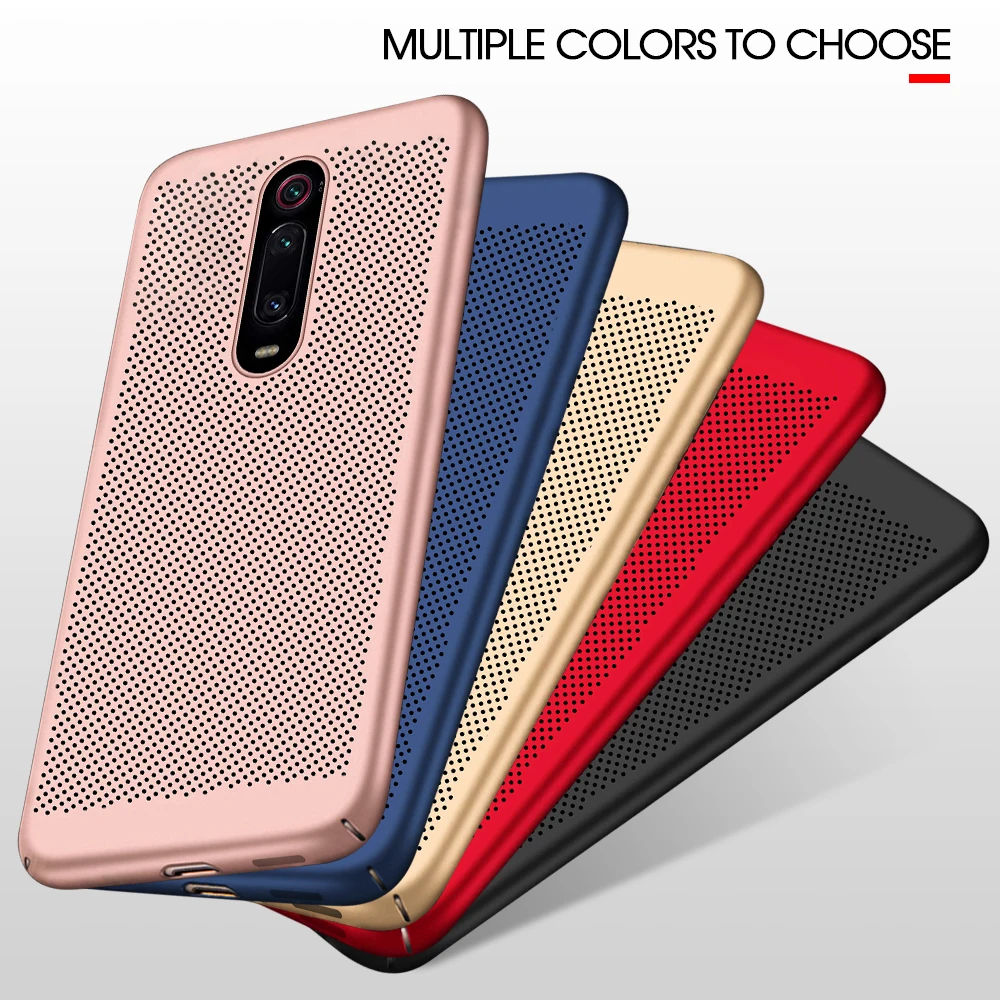 Теплоотвод чехол для Xiaomi Redmi 7 7A Note 6 Pro 6A K20 ультра тонкий жесткий PC задняя крышка Mi9t