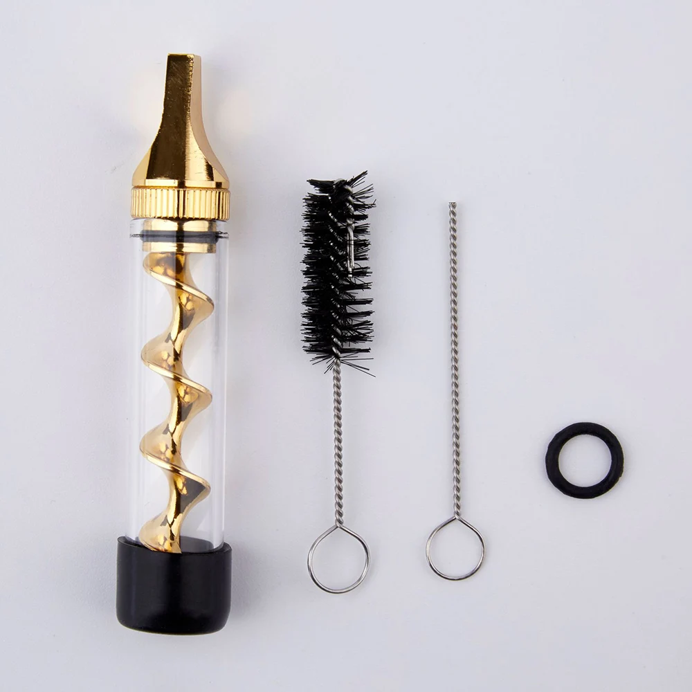 

2020 7P MINI2 Twisty Glass Blunt Pipe Dry Herb Herbal Pipe Weed Vape Vaporizer Pen Duck Mouth kit Smoke Cigarette Filter