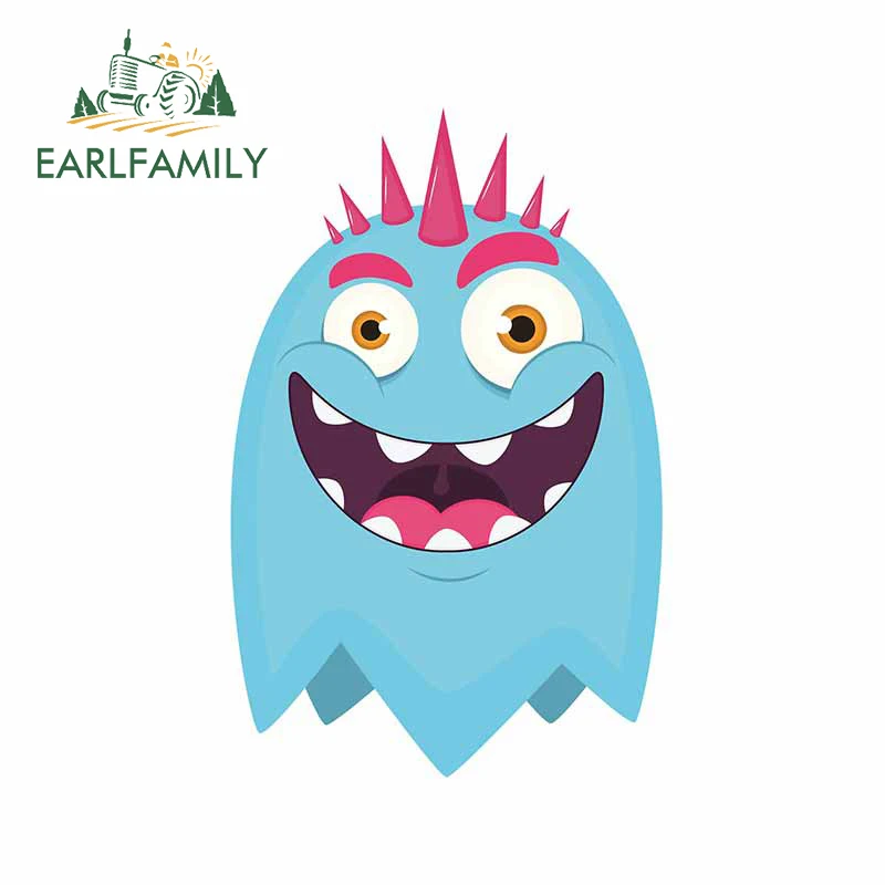 

EARLFAMILY 13 см x 8,6 см для милого монстра Дизайн Виниловая Автомобильная наклейка индивидуальный принт Водонепроницаемая наклейка для транспор...