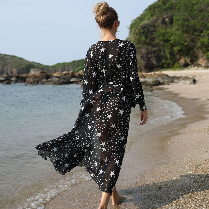 

Beach Pareo Robe de Plage Bathing Suit Cover ups Kimono Beach Playa Mujer Beach Cover up Kaftan Beach Vestido Playa