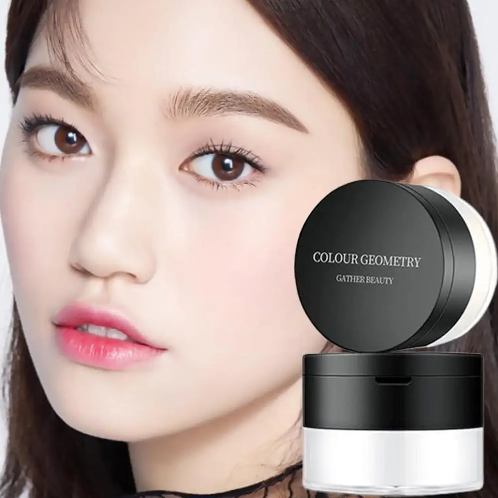 Гладкая рассыпчатая пудра для макияжа Прозрачная отделка натуральный контроль