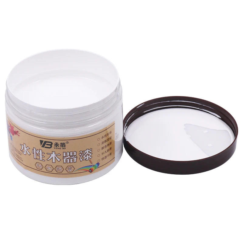 Белая деревообрабатывающая краска на водной основе акриловый лак для студентов