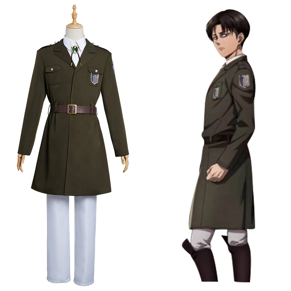 

Attack On Titan The Final Season Survey Corps Uniform Cosplay Costume Outfits Halloween Carnival Suit