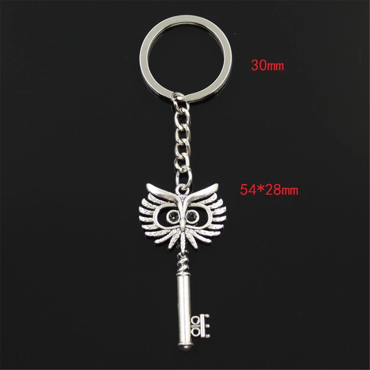 Заводская цена подвеска в виде совы с большими глазами кольцо для ключей