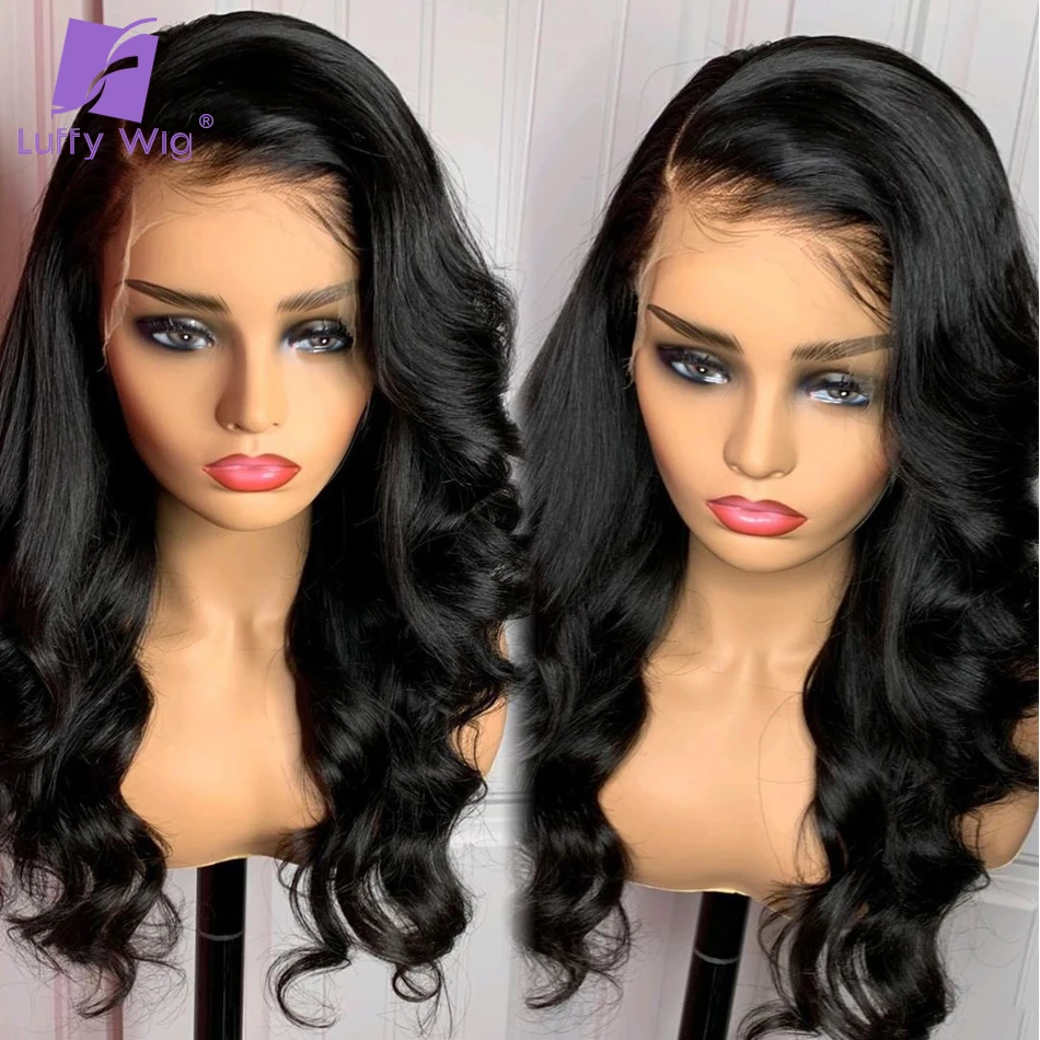 Loose Wave Lace Front Wig HD Lace Frontal Wig 13x6 Wavy Hd Transparent Lace Wigs For Women Pre Plucked Remy Human Hair LUFFY