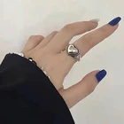 Женское Винтажное кольцо с изменяемым размером и открытым лицом