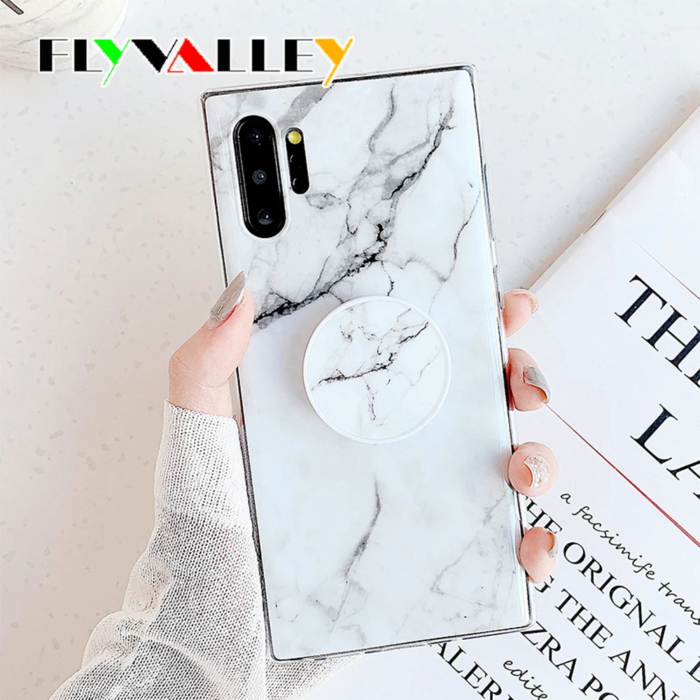 Подставки Мрамор чехол для samsung S7 край S8 S9 S10 Plus Note 8 9 10 Pro A9 A7 A6 2018 A10 A20 A30 A50 A70 A90 A10S