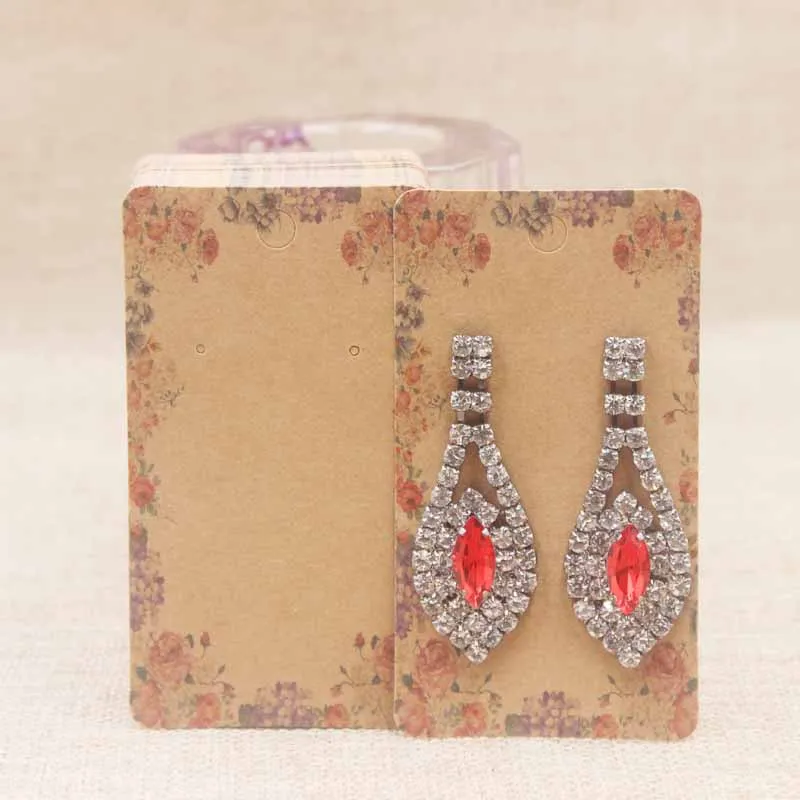 Новинка 2014 года дизайн с кружевным узором серьги-дисплей надписью и Love Red Flower