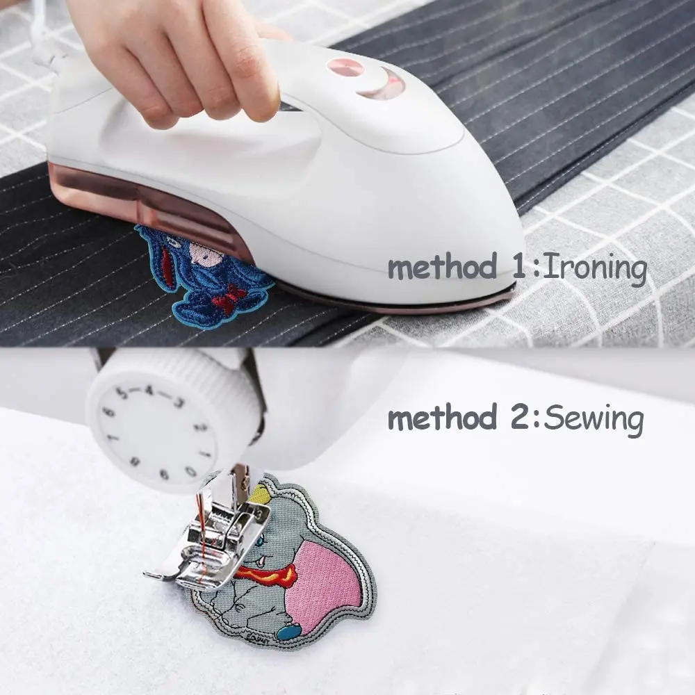 Аппликации в виде разных лап собаки Пришивные искусственные нашивки для ремонта