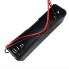 Высокое качество Черный Пластиковый Чехол для аккумулятора 18650 Держатель Коробка для хранения с проводами для аккумуляторов 18650 3,7 V оптовая продажа