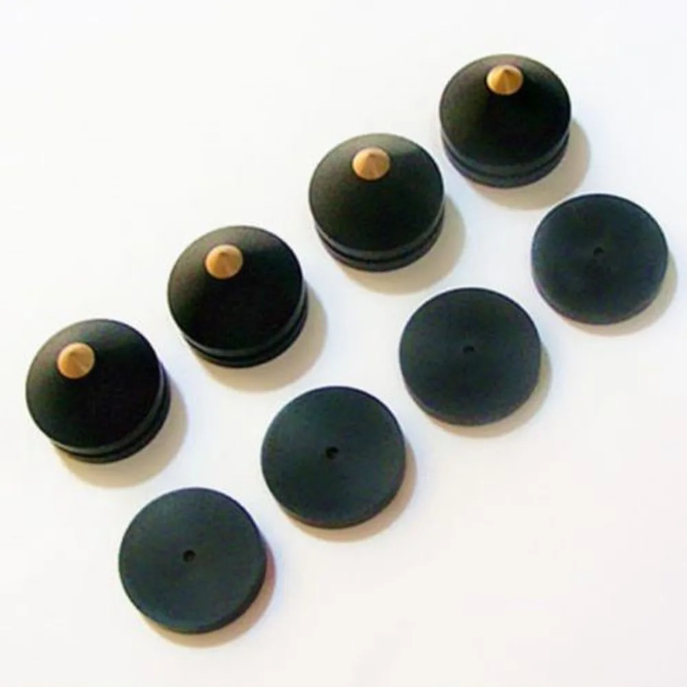 4 шт. 23 мм эбеновый динамик Спайк изоляция деревянная медная подставка для ног шип