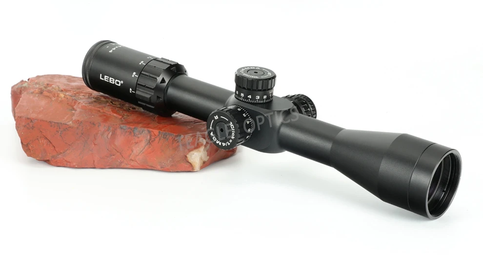 Tactal LEBO 4-14X44FFP охотничий прицел с красной точкой первый фокусный объектив оптики с 11 или 20 мм Крепление черный прицел