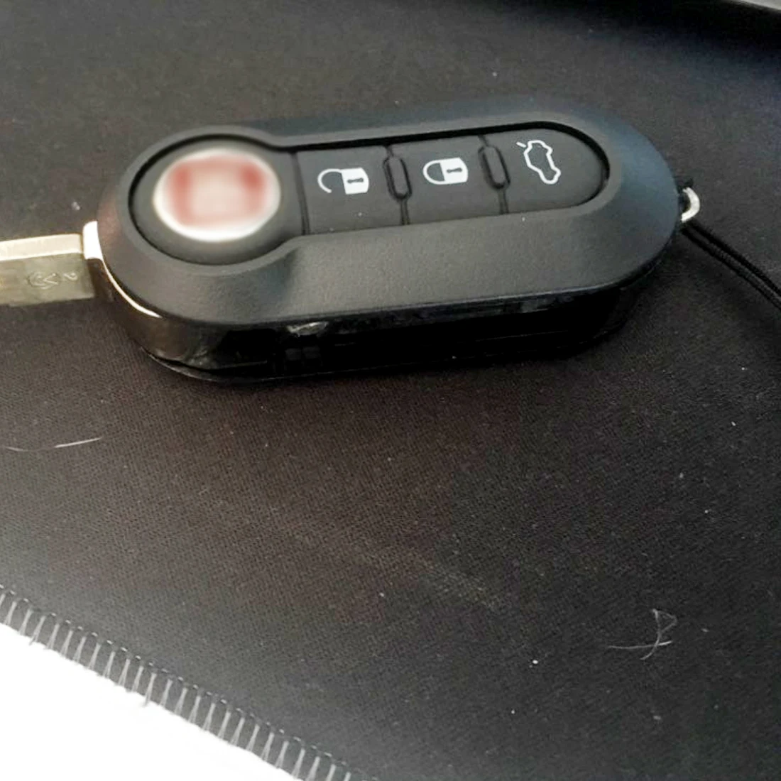 Подходит для Fiat 500 оригинальный автомобильный складной пульт дистанционного