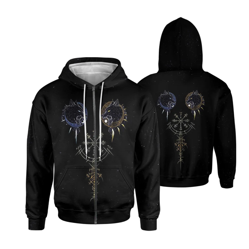 

Beautiful Viking Wolf Tattoo 3D All Over Printed Unisex Deluxe Hoodie Men/Women Sweatshirt Zip Pullover Casual Jacket Tracksuit