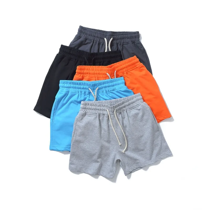 

Heavywood Men's Casual Sports Fitness Shorts Drawstring Pocket Elastic Waist Cotton Shorts Running Boxer Basketball Short Pants