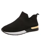 Новинка 2021, Модные осенние кроссовки на плоской подошве, женские лоферы, женская повседневная спортивная обувь без шнуровки, женская обувь