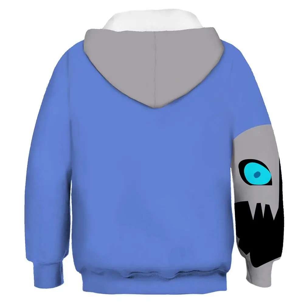 Толстовка с капюшоном Undertale пуловер уличная одежда повседневная куртка пальто