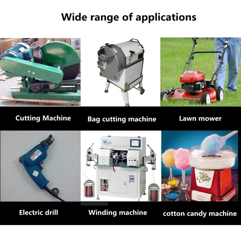 Электродвигатель 80 Вт одинарный и двойной вал длина 40 мм Электрический