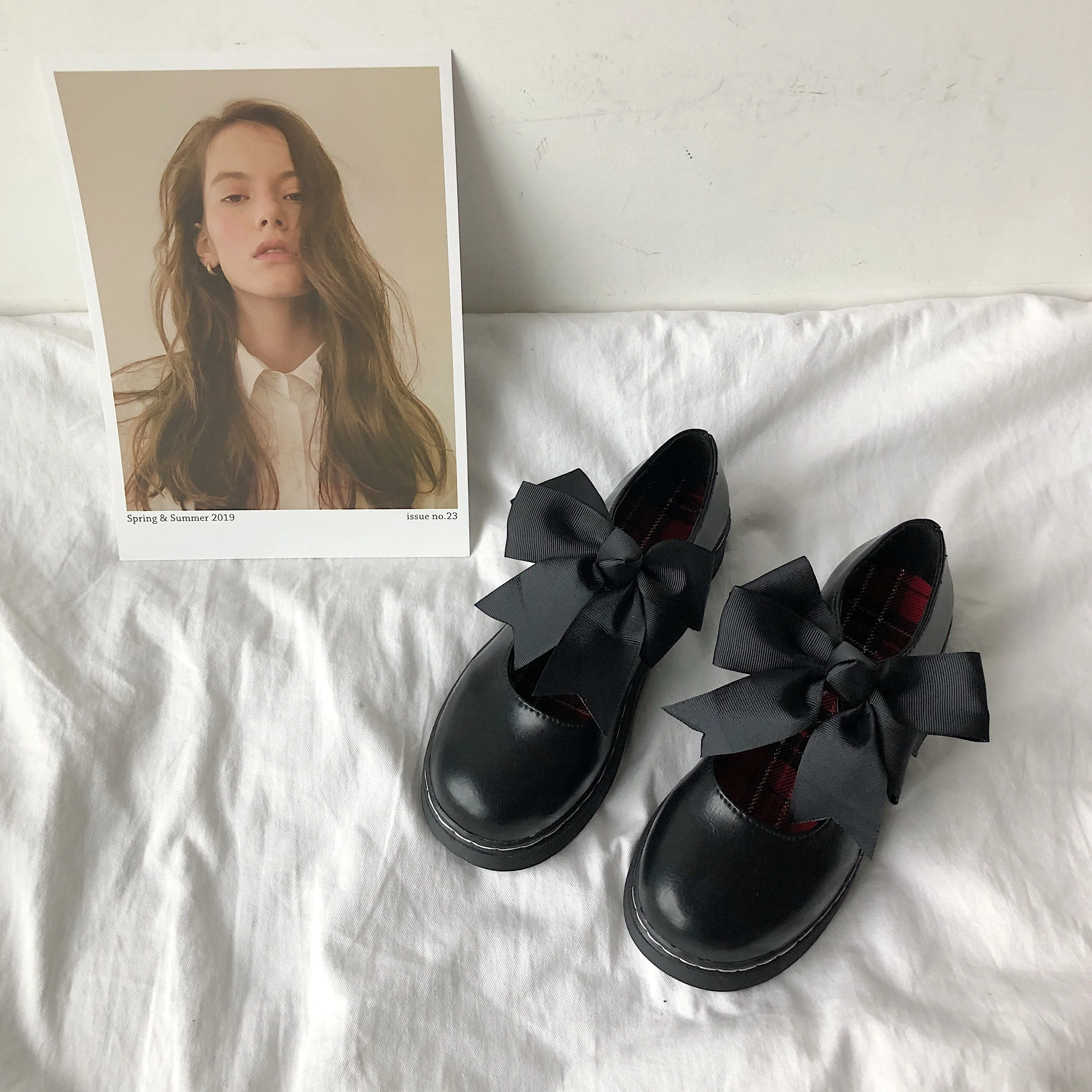 Туфли-оксфорды женские кожаные на платформе с ремешком щиколотке 2020 | Обувь