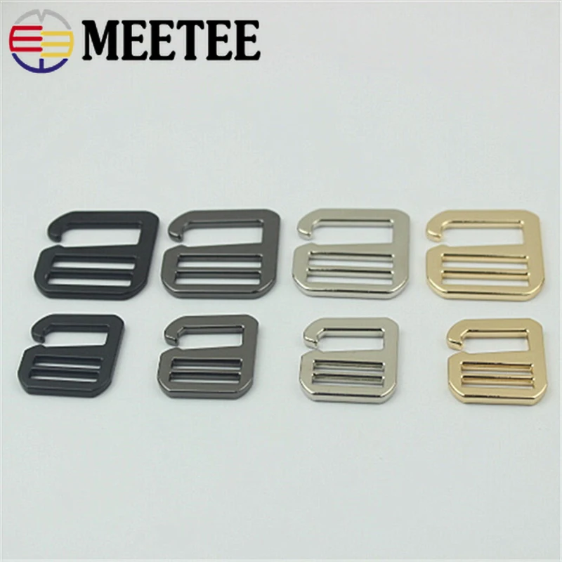 5/10 шт. 20 32 мм металлическая Тройная Пряжка лямки отрегулировать крючки сумка с