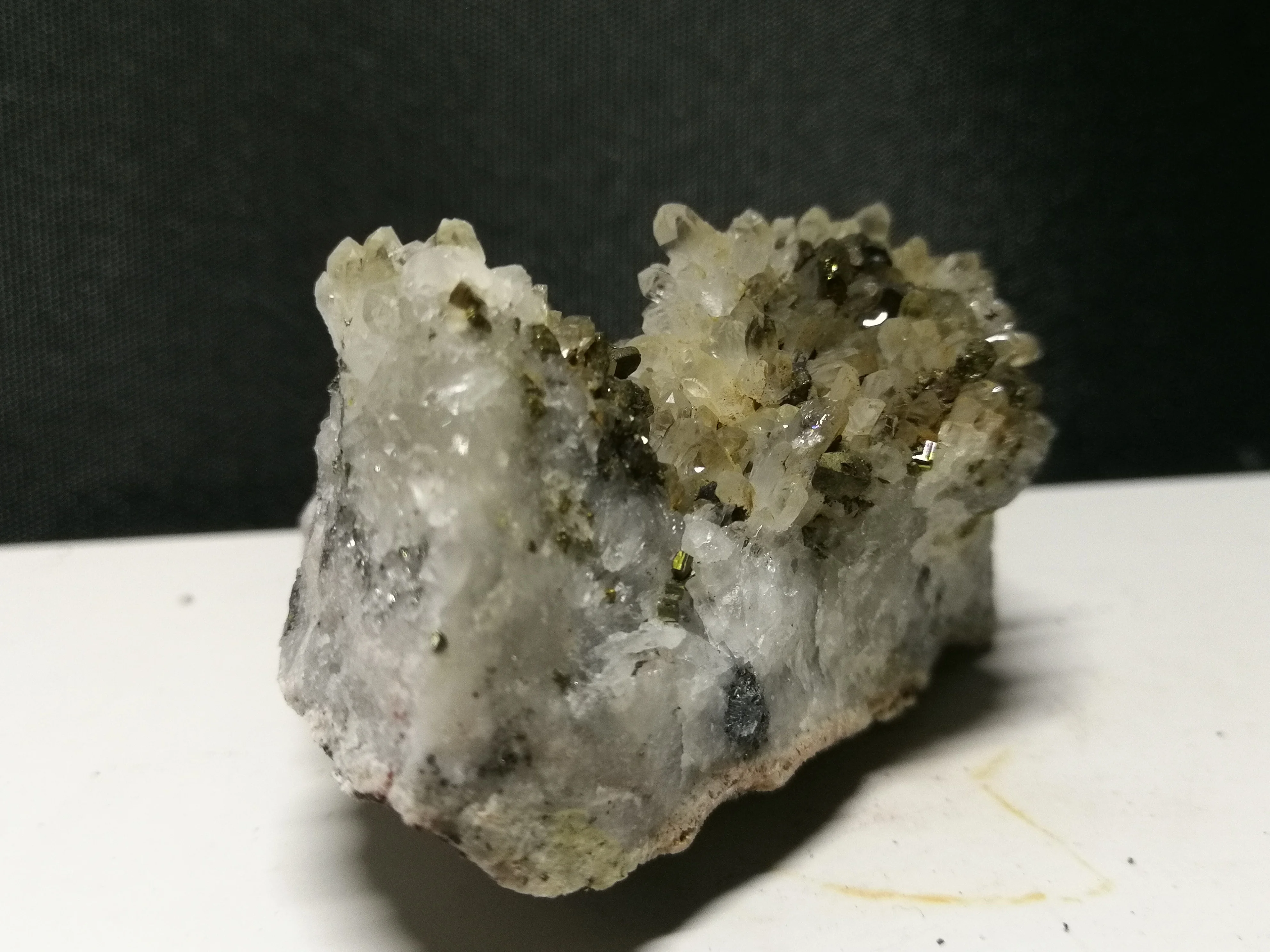 Минеральный Образец кварца gPyrite 150 7 натуральный кластер белого кристалла | Дом и