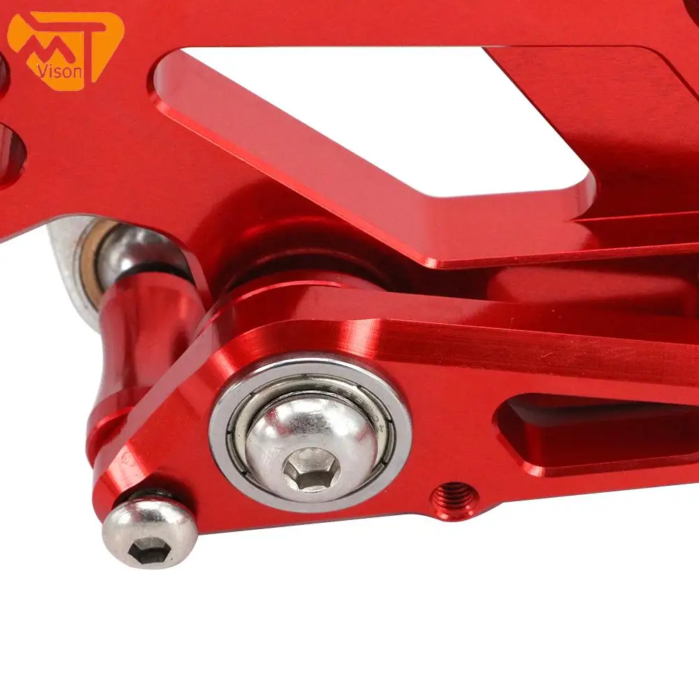 

Motorcycle CNC Adjustable Foot Pegs Rear Set Footpegs Footrests For BMW S1000RR 2015-2017