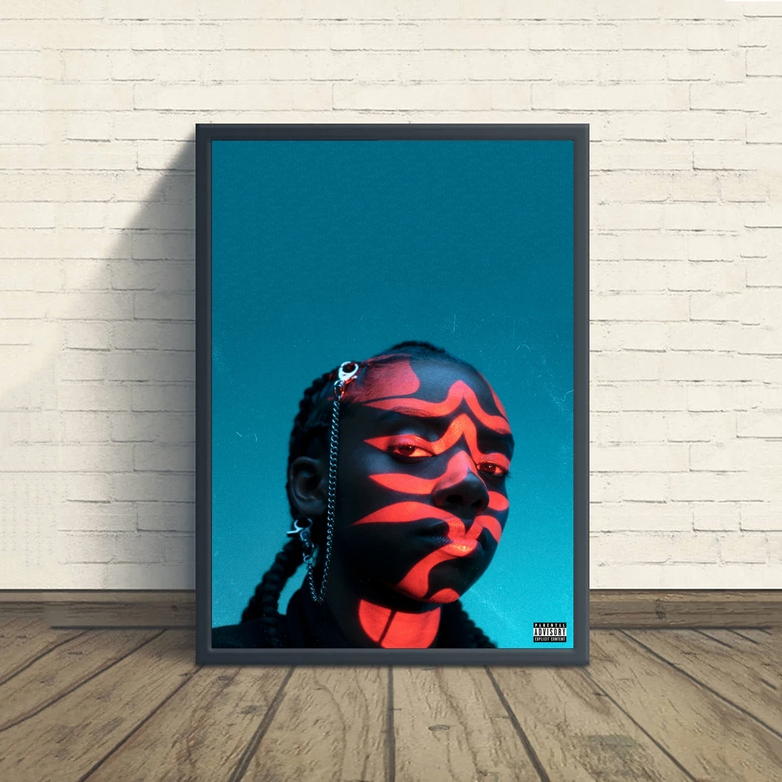 Dua Saleh ROSETTA EP Music Album Cover Poster Rap Hip Hop Pop Star Canvas Print (Без рамки) на.