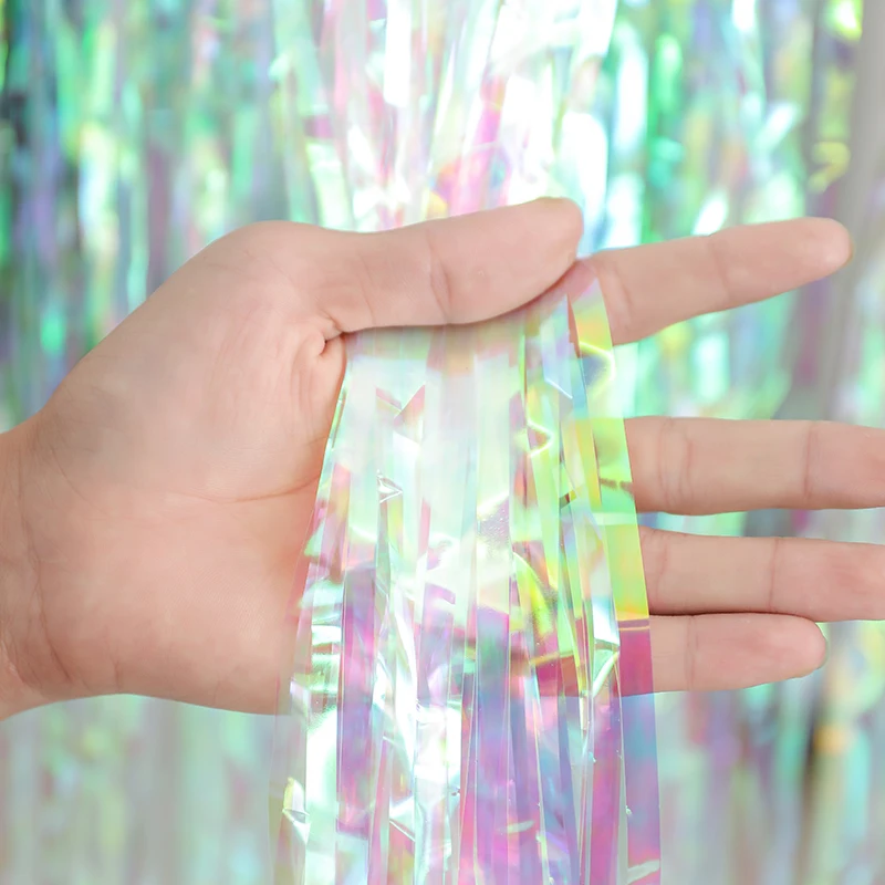 Фон для вечерние занавеска из фольги с бахромой мерцающие дети девочки и мальчик