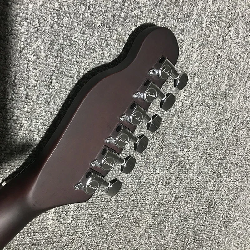 Классическая брендовая электрическая гитара изысканная матовая поверхность